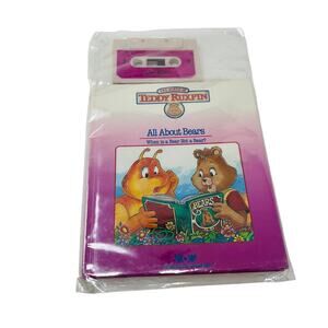 Vintage Teddy Ruxpin Tape Book All About Bears Title When is a Bear Not a Bear